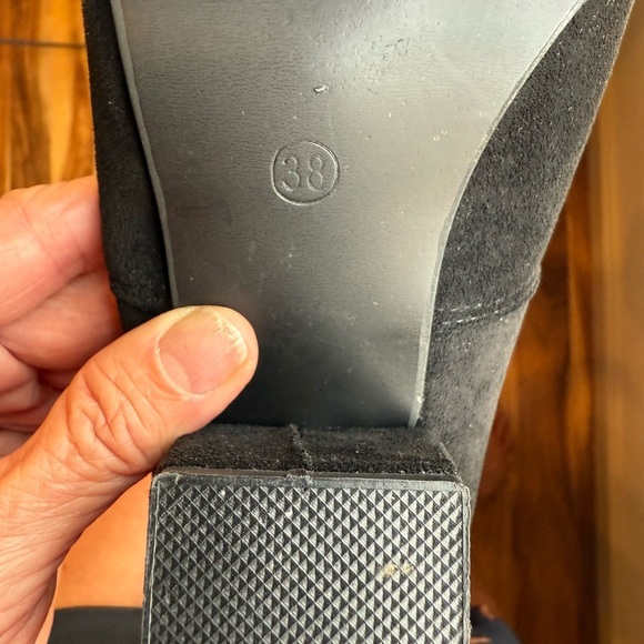 🖤 Chic Black Suede Over-the-Knee Boots - EU 38 
/US 7.5/8🖤 - Picture 9 of 14